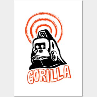 gorilla radio Posters and Art